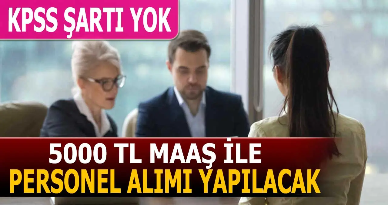 Kamuya İşçi, Memur Ve Teknisyen Alımı Yapılacak