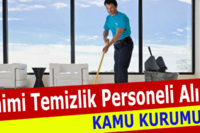 Büyükşehir Belediyesi Kadrolu Temizlik Personeli Alımı İlanı