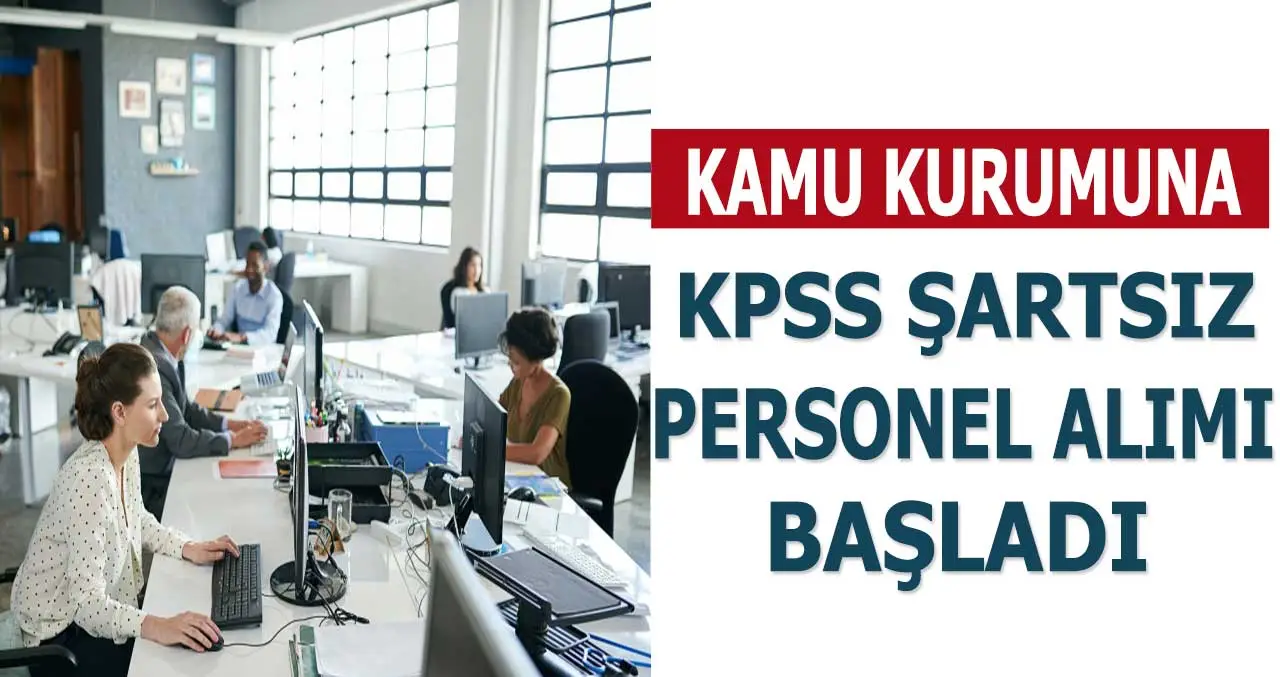 Belbim 8232 TL Maaş ile KPSS’siz Kamu Personel Alımı