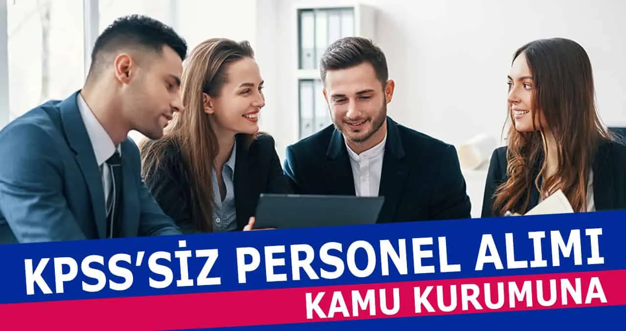 İzelman KPSS Şartsız 7966 TL Maaş İle Kamu Personel Alımı