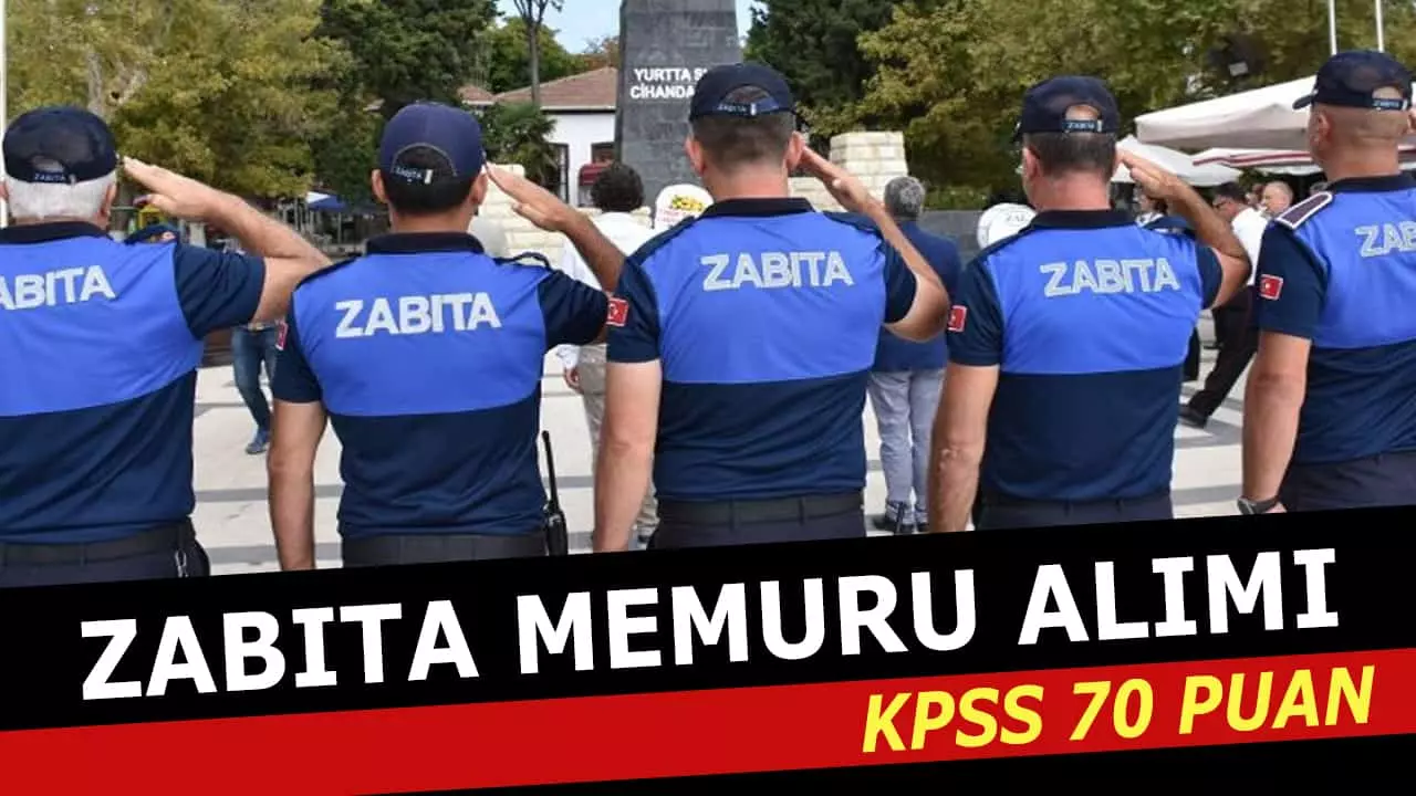 KPSS 70 Puan İle Özalp Belediyesi Zabıta Memuru Alımı İlanları