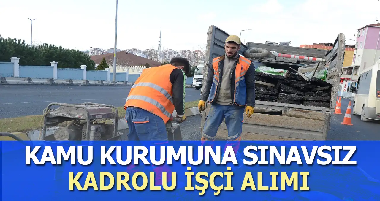 Ordu İkizce Belediyesi Kadrolu İşçi Alımı - Başvuru Şartları