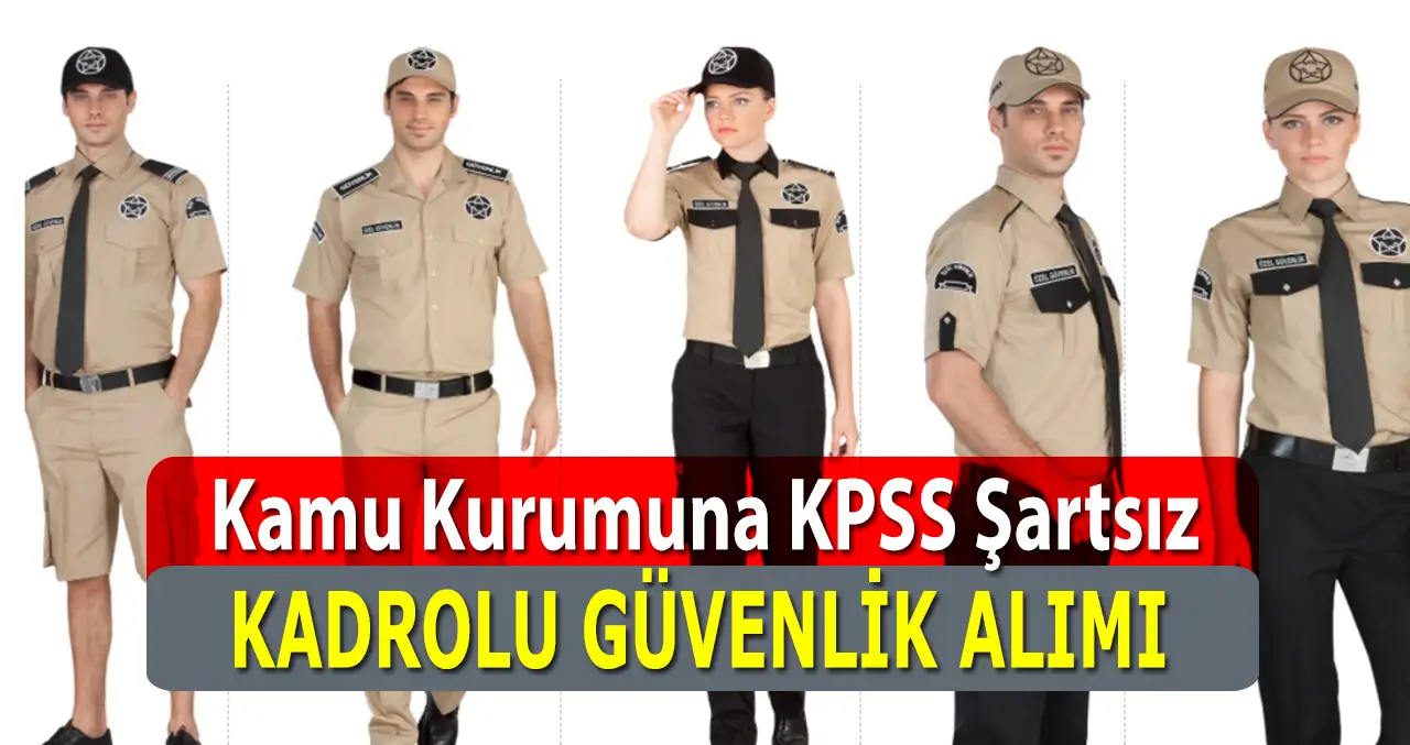 Türkiye Sağlık Enstitüleri İŞKUR Güvenlik Alımı