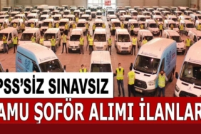 Bayrampaşa Belediyesi Sınavsız işkur şoför alımı