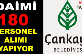 Belediye En Az İlkokul Mezunu 180 Daimi İşçi Alımı Yapacak!