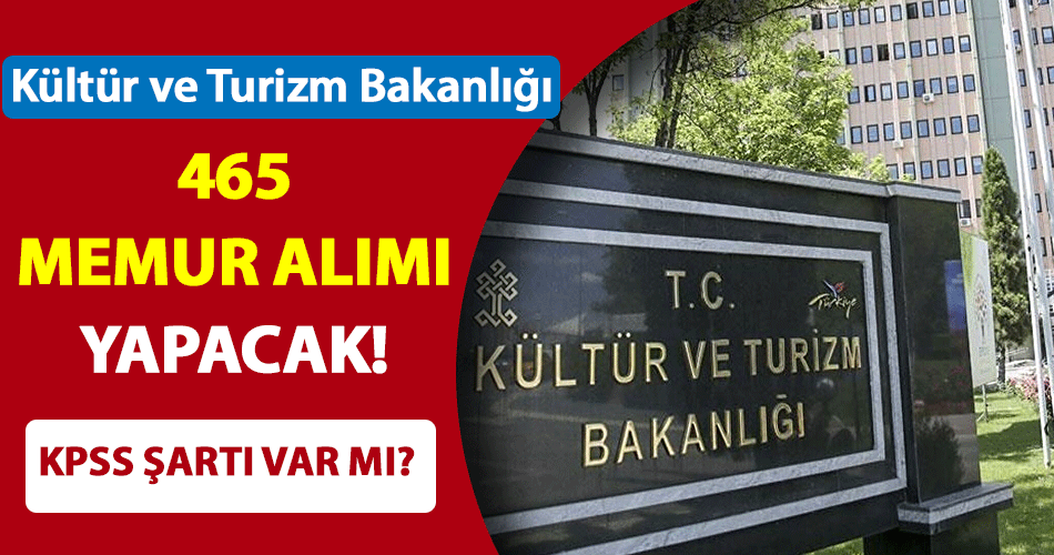Kültür Bakanlığı KPSS P3 İle 465 Kütüphaneci Alımı Yapacak!