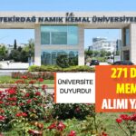 Üniversite Mülakatsız 271 Devlet Memuru Alımı Yapacak!