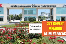 Üniversite Mülakatsız 271 Devlet Memuru Alımı Yapacak!