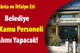 Belediye 50 Kamu Personeli Alımı Yapacak!