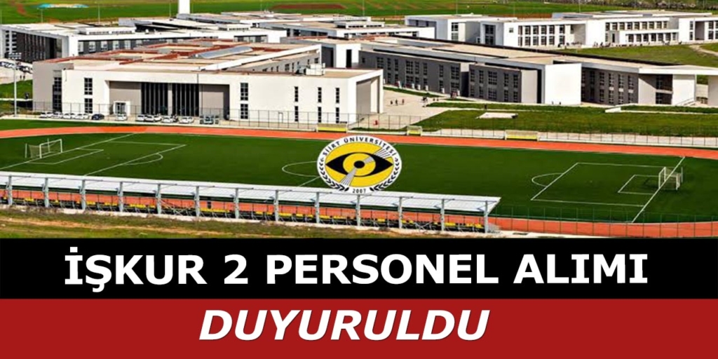 İŞKUR 2 personel Alımı duyuruldu