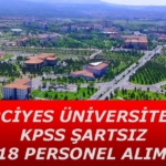 Erciyes Üniversitesi 18 Personel Alımı Yayımlandı