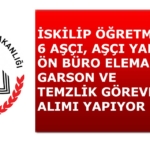 İskilip Öğretmenevi 6 Personel Alımı