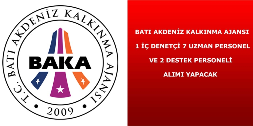 Batı Akdeniz Kalkınma Ajansı 10 Personel Alımı Yapıyor