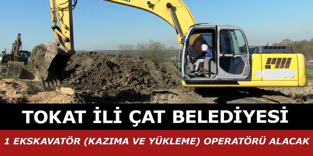 Çat Belediye Başkanlığı 1 İşçi Alımı Yapacak