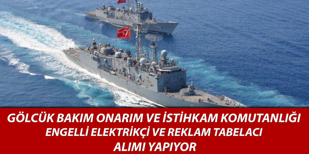 Deniz Kuvvetleri Gölcük Bakım Onarım ve İstihkam Komutanlığı 2 Personel Alacak